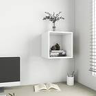 vidaXL Wall Cabinet White 37x37x37 cm Chipboard