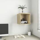 vidaXL Wall Cabinet Sonoma Oak 37x37x37 cm Chipboard