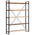 vidaXL 5-Tier Bookcase 140x30x180 cm Solid Reclaimed Wood