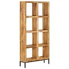 vidaXL Bookshelf 80x25x175 cm Solid Mango Wood