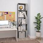 vidaXL Book Cabinet/Room Divider Concrete Grey 45x24x159 cm Chipboard