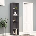 vidaXL Book Cabinet Grey 40x30x189 cm Chipboard