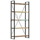 vidaXL 5-Tier Bookcase 90x30x180 cm Solid Reclaimed Wood