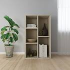 vidaXL Book Cabinet/Sideboard Sonoma Oak 50x25x80 cm Chipboard