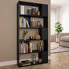 vidaXL Book Cabinet/Room Divider Black 80x24x159 cm Chipboard