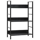 vidaXL 3-Layer Book Shelf Black 60x27.6x90.5 cm Chipboard