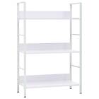 vidaXL 3-Layer Book Shelf White 60x27.6x90.5 cm Chipboard