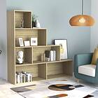 vidaXL Book Cabinet/Room Divider Sonoma Oak 155x24x160 cm Chipboard