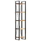 vidaXL 5-Tier Bookcase 39x30x180 cm Solid Mango Wood