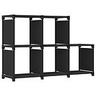 vidaXL 5-Cube Display Shelf Black 103x30x72.5 cm Fabric