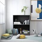 vidaXL Bookshelf Grey 60x24x74.5 cm Chipboard