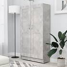 vidaXL Book Cabinet Concrete Grey 82.5x30.5x150 cm Chipboard