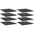 vidaXL Bookshelf Boards 8 pcs Grey 40x50x1.5 cm Chipboard