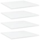 vidaXL Bookshelf Boards 4 pcs White 40x40x1.5 cm Chipboard