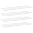 vidaXL Bookshelf Boards 4 pcs White 60x20x1.5 cm Chipboard