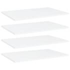 vidaXL Bookshelf Boards 4 pcs White 60x40x1.5 cm Chipboard