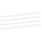 vidaXL Bookshelf Boards 4 pcs White 100x10x1.5 cm Chipboard