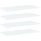 vidaXL Bookshelf Boards 4 pcs White 80x40x1.5 cm Chipboard