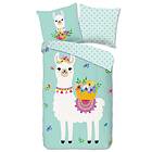 Good Morning Kids Duvet Cover Llama 140x200/220 cm Mint