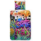 Good Morning Duvet Cover 5481-P Graffiti 135x200 cm Multicolour