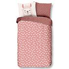 Good Morning Kids Duvet Cover Lama 140x200/220 cm Pink