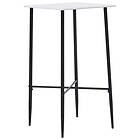 vidaXL Bar Table White 60x60x111 cm MDF