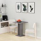 vidaXL Bistro Table Grey 60x60x75 cm Chipboard