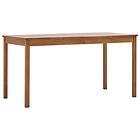 vidaXL Dining Table Honey Brown 140x70x73 cm Pinewood