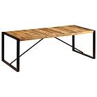 vidaXL Dining Table 220x100x75 cm Solid Mango Wood