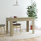 vidaXL Dining Table Sonoma Oak 120x60x76 cm Chipboard