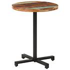 vidaXL Bistro Table Round Ø60x75 cm Solid Reclaimed Wood