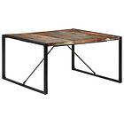 vidaXL Dining Table 140x140x75 cm Solid Reclaimed Wood