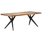 vidaXL Dining Table 200x90x76 cm Solid Reclaimed Wood