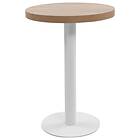 vidaXL Bistro Table Light Brown 60 cm MDF