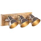 vidaXL Industrial Wall Lamp Silver 70x23cm