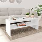 vidaXL Coffee Table White 100x40x40 cm Chipboard