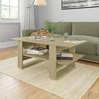 vidaXL Coffee Table Sonoma Oak 110x55x42 cm Chipboard