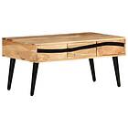 vidaXL Coffee Table 88x50x42 cm Solid Acacia Wood