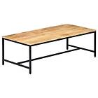 vidaXL Coffee Table 120x60x40 cm Solid Rough Mango Wood