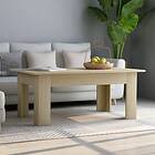 vidaXL Coffee Table Sonoma Oak 100x60x42 cm Chipboard