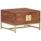 vidaXL Coffee Table Honey Brown 67x67x45 cm Solid Acacia Wood