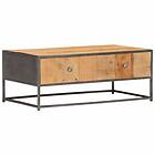 vidaXL Coffee Table 90x50x35 cm Solid Reclaimed Wood