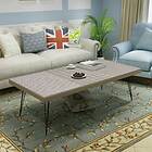 vidaXL Coffee Table 120x60x38 cm Grey