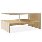 vidaXL Coffee Table Chipboard 90x59x42 cm Oak