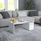 vidaXL Coffee Table White 90x45x35 cm Chipboard