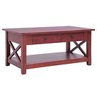 vidaXL Coffee Table Brown 100x55x46 cm Solid Mahogany Wood