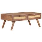 vidaXL Kahvipöytä 100x60x40 cm Solid Mango Wood