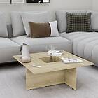 vidaXL Coffee Table Sonoma Oak 79.5x79.5x30 cm Chipboard