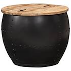 vidaXL Coffee Table Round 53x43 cm Solid Mango Wood