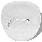 vidaXL Coffee Table Round Aluminium Silver